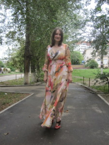 шифоновое платье автор Черниговская Нина 